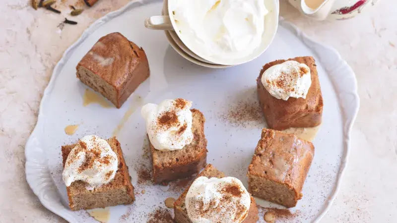 Třímlékový koláč s chai