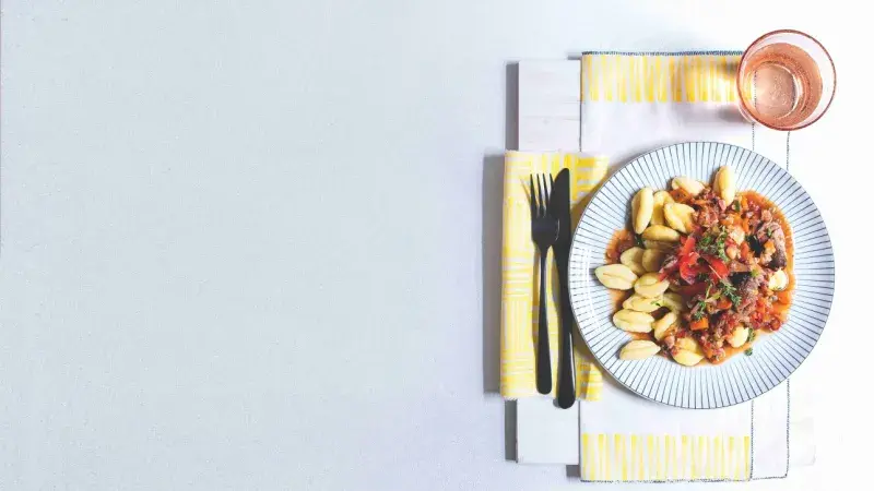 Trhaná kachna s noky