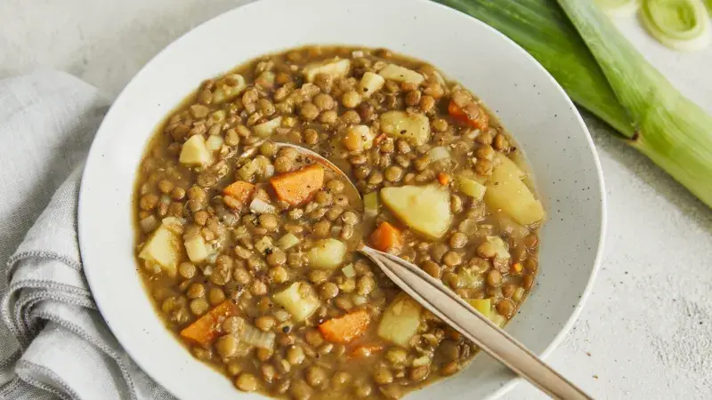 Vegetariánské čočkové ragú