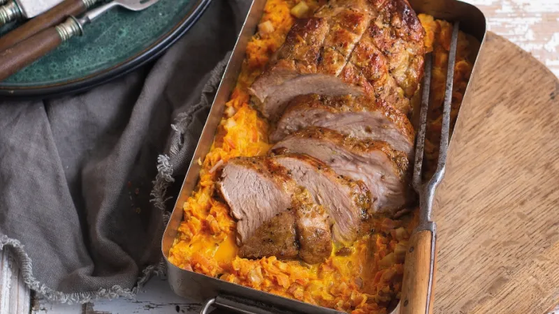 Vepřová kýta v mrkvi