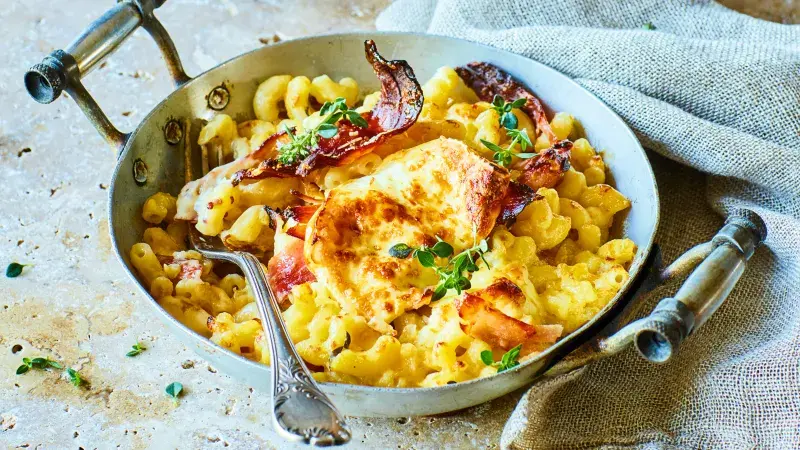 Zapečená kolínka se šunkou