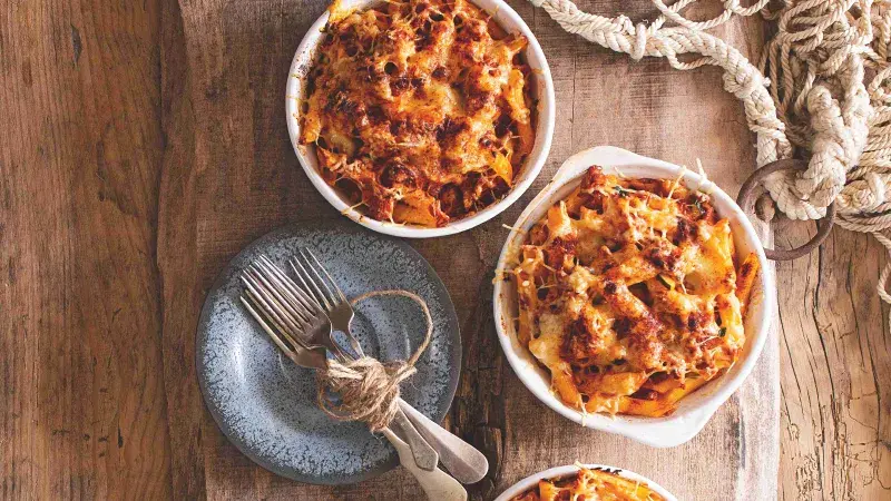 Zapečené těstoviny s tuňákem