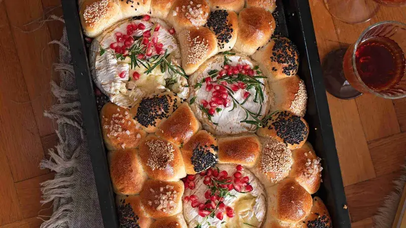 Zapečený camembert s banketkami