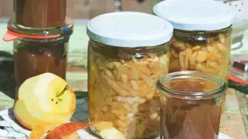 Zavařená jablka na štrúdl