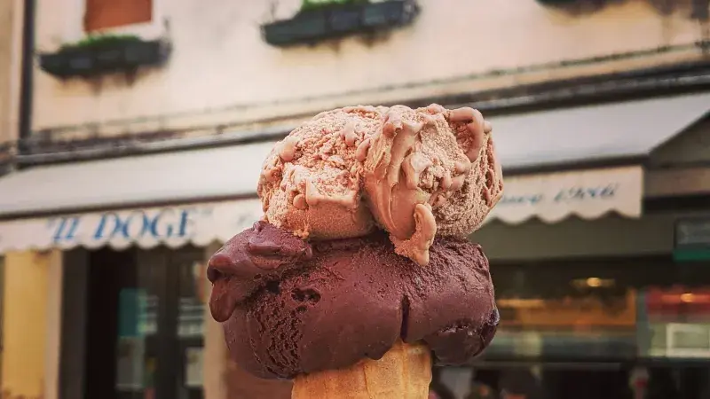 Gelato v kornoutku