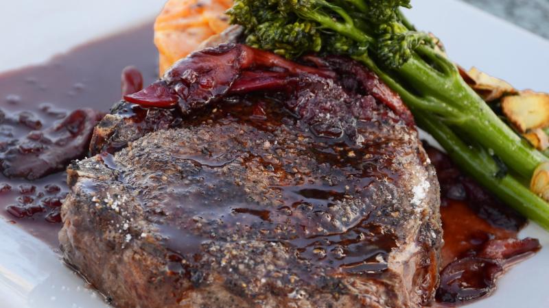 Steak s brokolicí