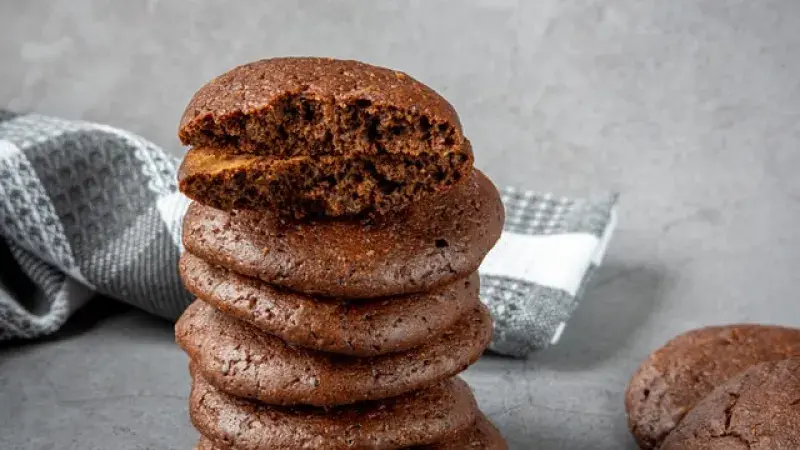 Čokoládové sušenky s lískovými oříšky