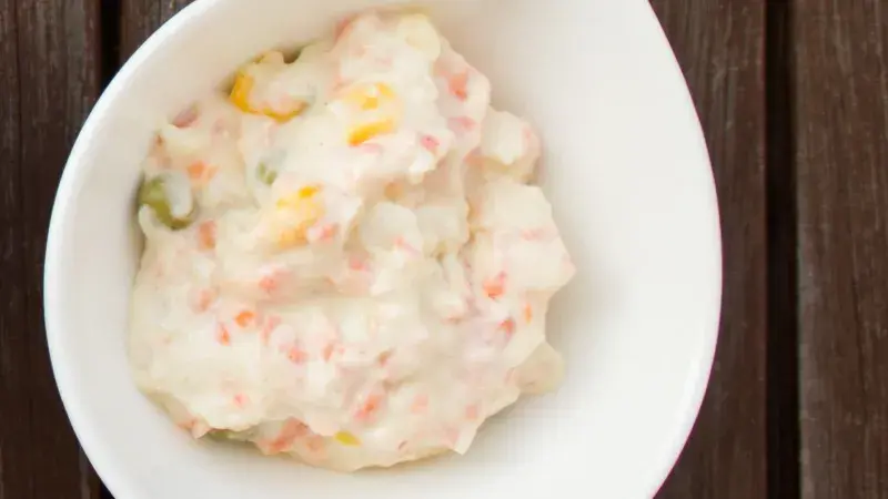 Krabí pomazánka s jogurtem