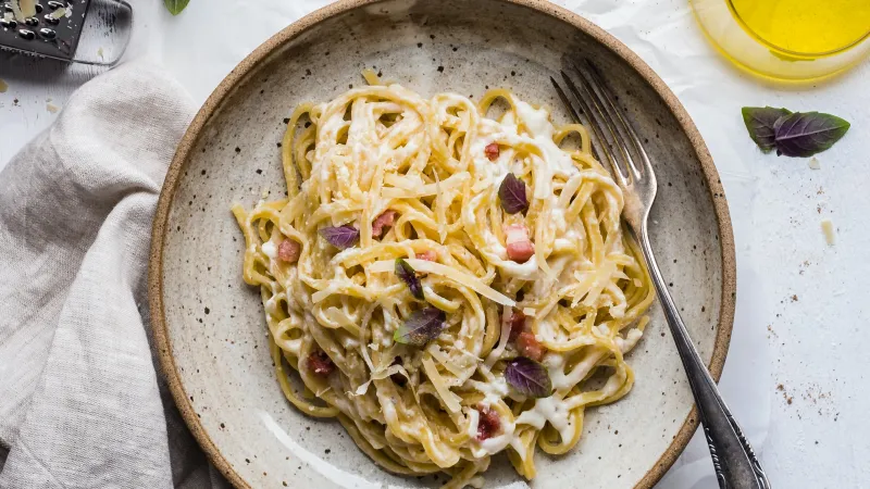 Špagety carbonara
