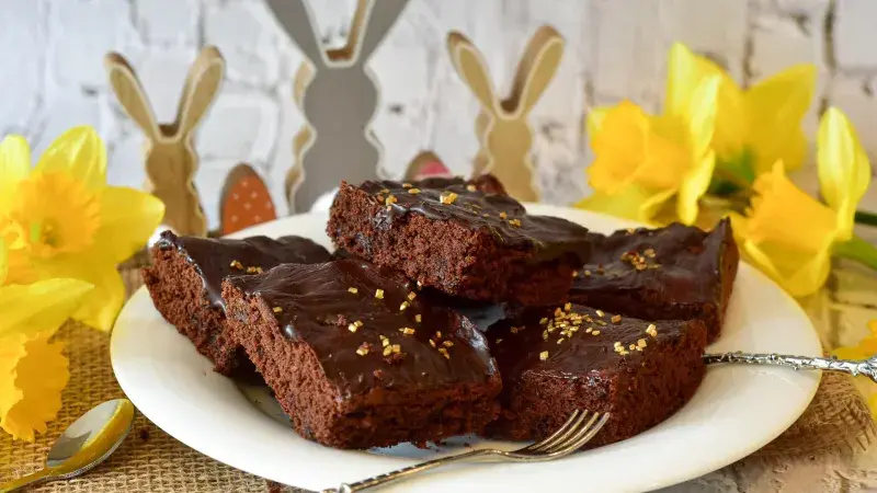 Bezlepkové brownies z červené řepy