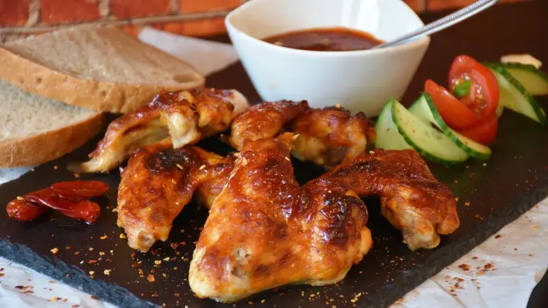 grilované kuřecí kousky