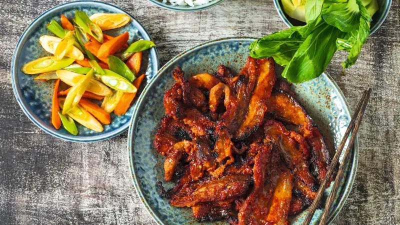 Grilovaný bůček po asijsku