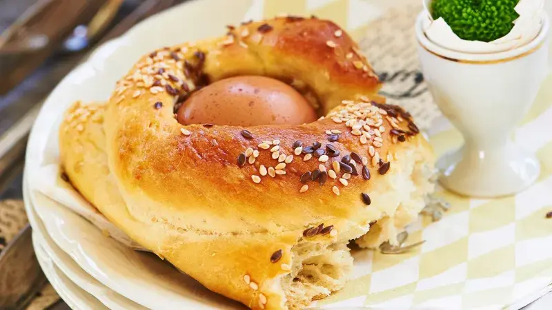 Kynutý chléb s vejci