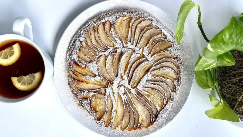 Podzimní hruškový koláč