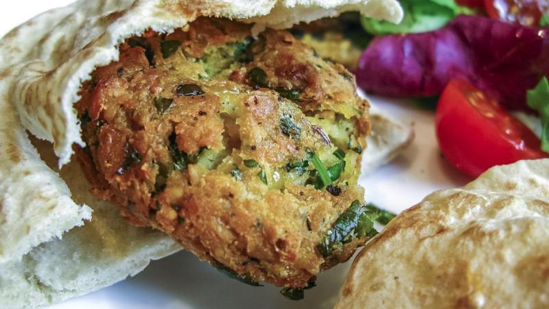 Falafelové burgery
