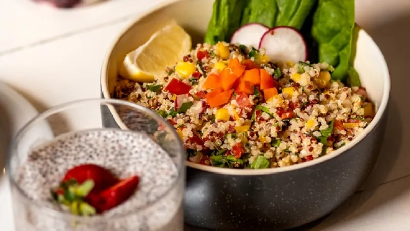 Čočkový salát s jemnou zálivkou