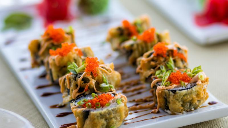 Smažené sushi