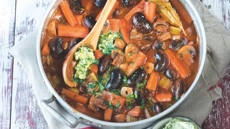 Fazole po burgundsku