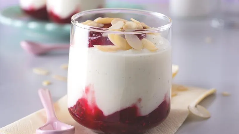 Krupicové flameri s tvarohem