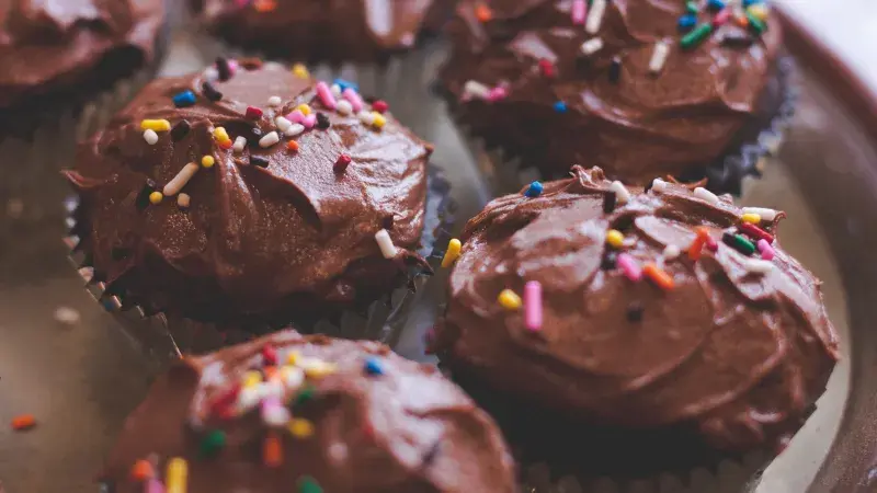 čokoládové muffiny