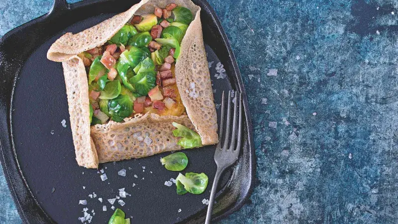 Galetka s růžičkovou kapustou