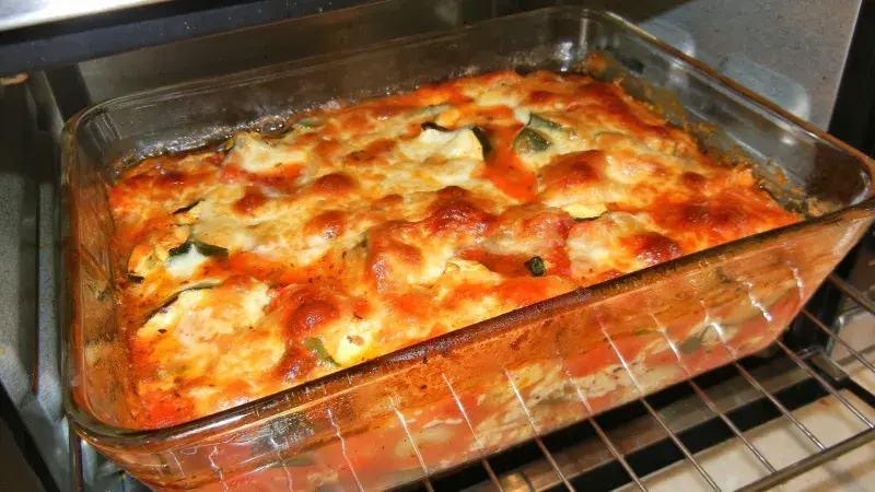 Zapečené noky se sýrem a kuřetem