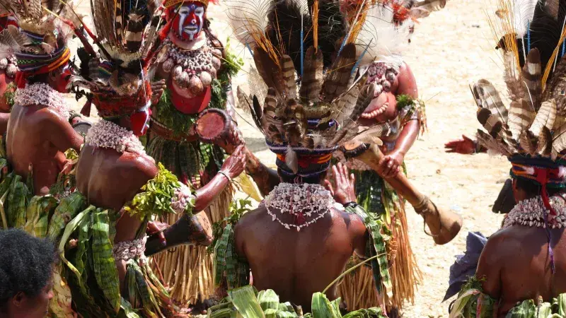 Domorodci Papua Nová Guinea