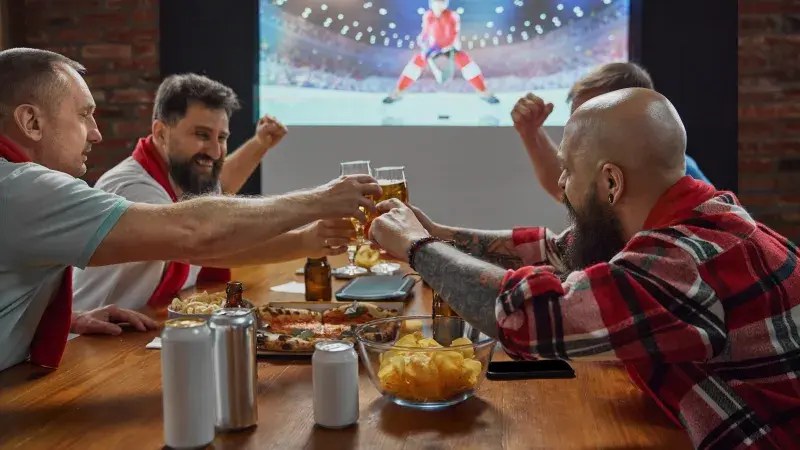 Hokej, pivo a dobré jídlo