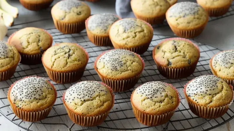 Bezlepkové muffiny s mákem