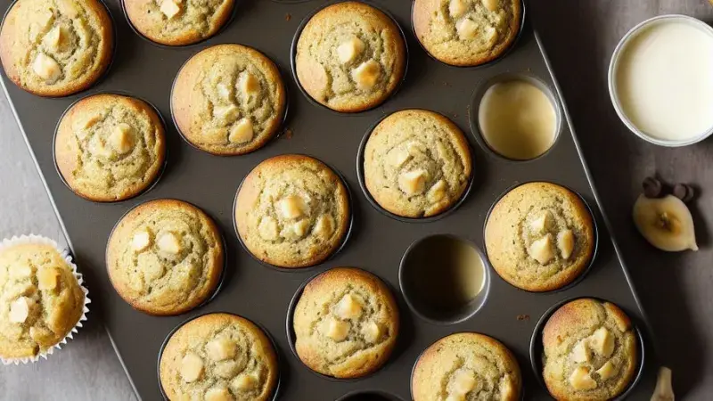Banánové muffiny se skořicí