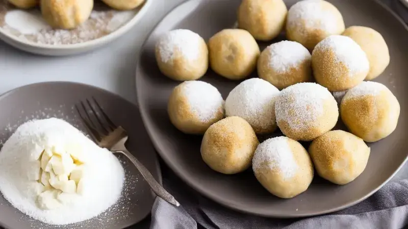 Banánové knedlíky s tvarohem