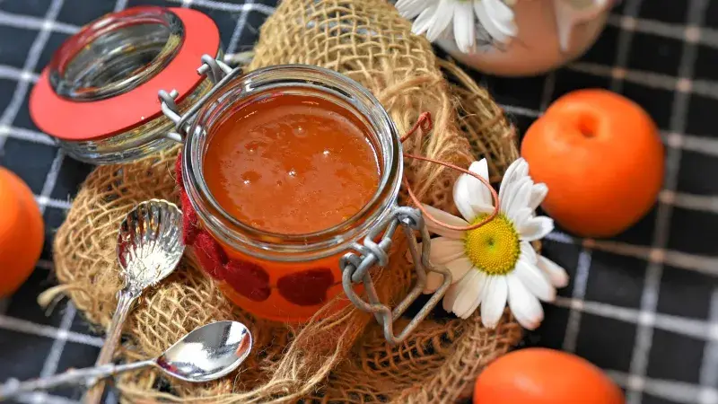 Meruňkový džem s mátou