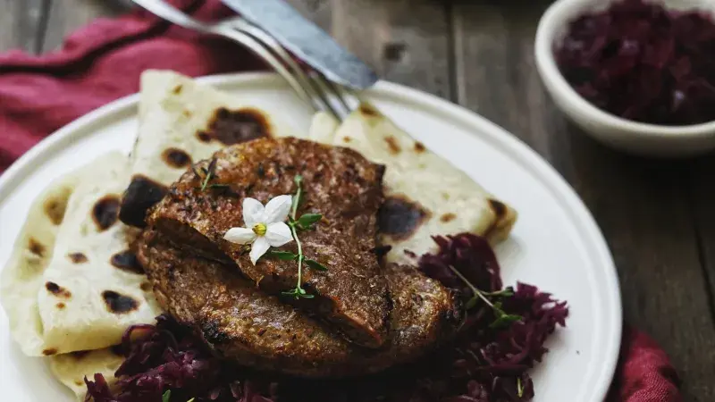 Veganské svatomartinské menu