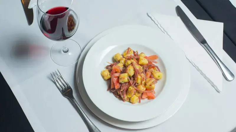 Gnocchi se šunkou a parmezánem