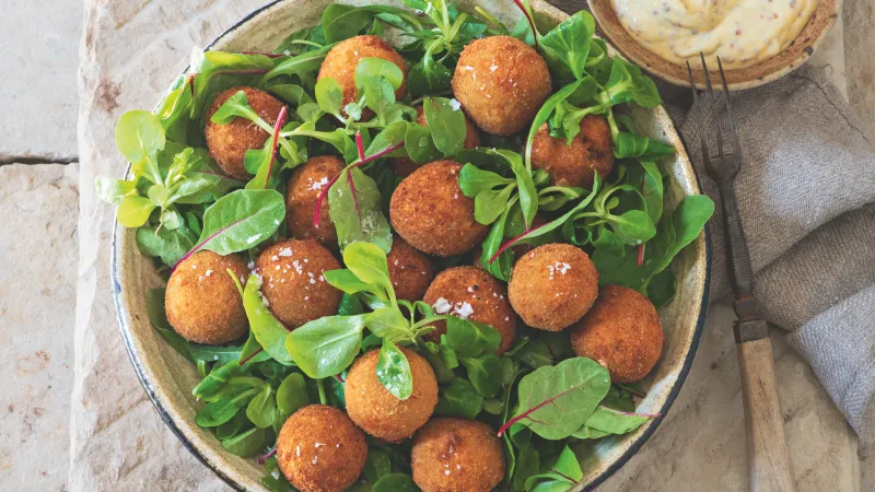 Kmínové krokety s olomouckými tvarůžky