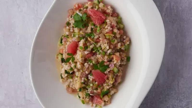 Čočkový salát s krůtím masem