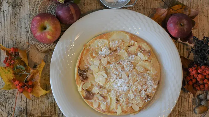 Kynuté jablečné lívance se skořicí