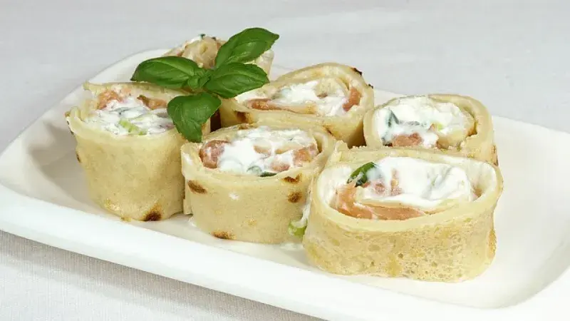 Sýrovo-šunková roláda s modrým sýrem