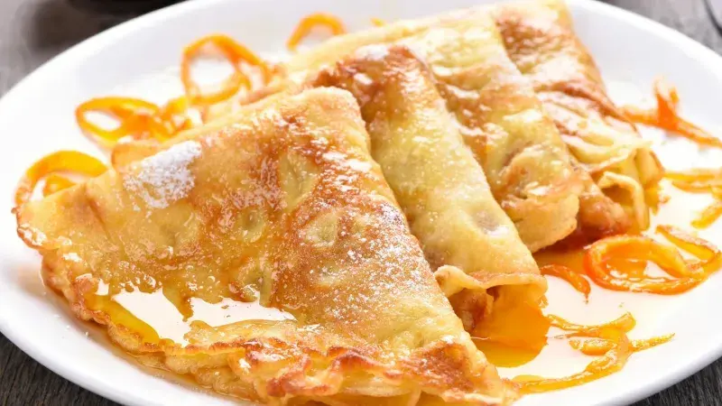 Francouzské palačinky s máslem