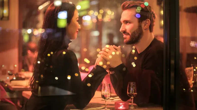 Zamilovaný pár na rande