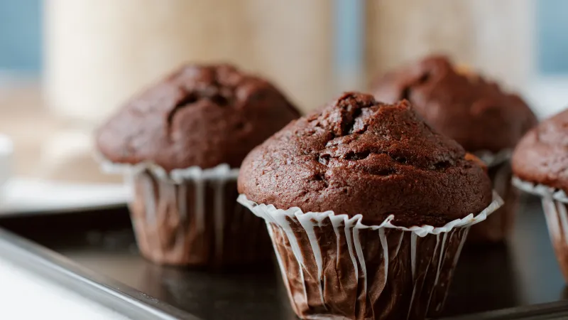 čokoládové muffiny