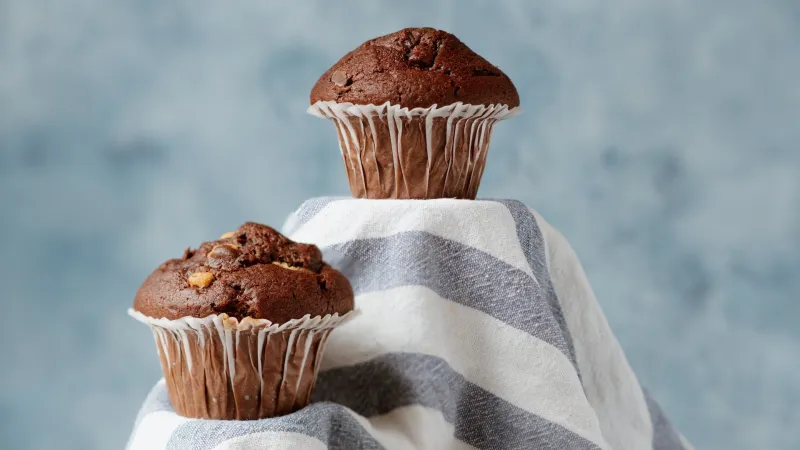 Čokoládovo-banánové Muffiny