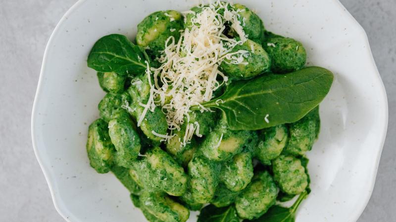 špenátové gnocchi špenátové gnocchi