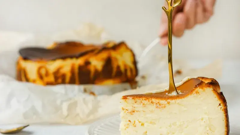 Baskický spálený cheesecake