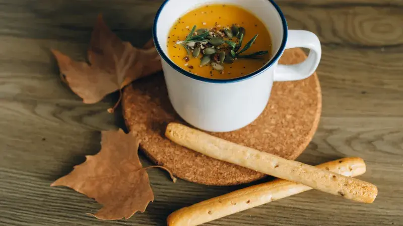 Dýňový krém s kořenovou zeleninou