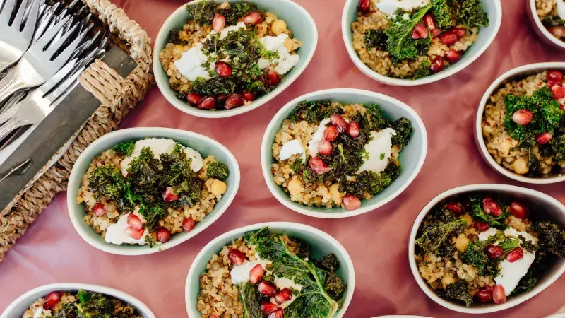 Zapečený bulgur se špenátem