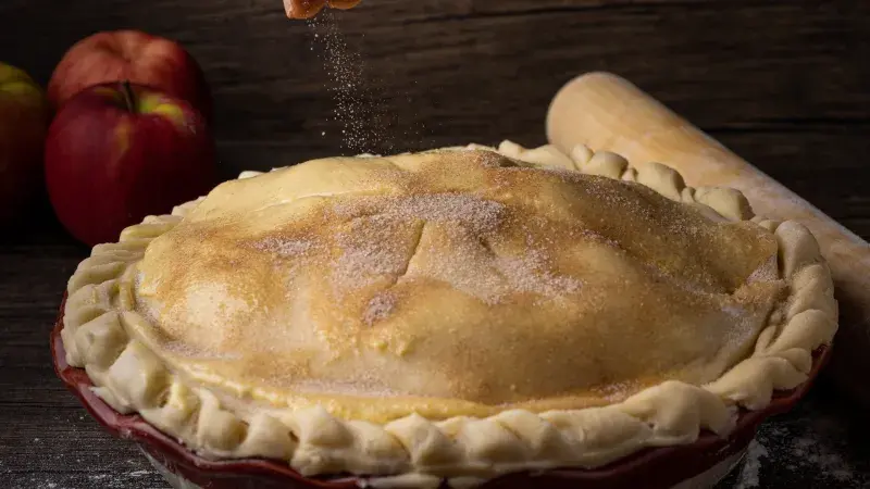 Jablečný víkendový koláč