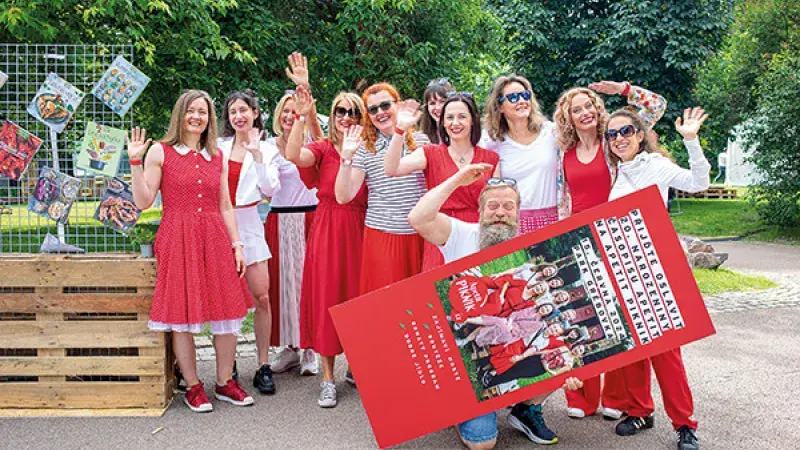 Za redakci Apetitu zve na piknik šéfredaktorka Jana Kopecká