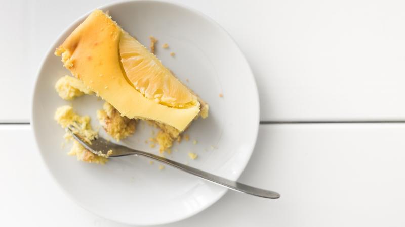Cheesecake s mandlovým základem