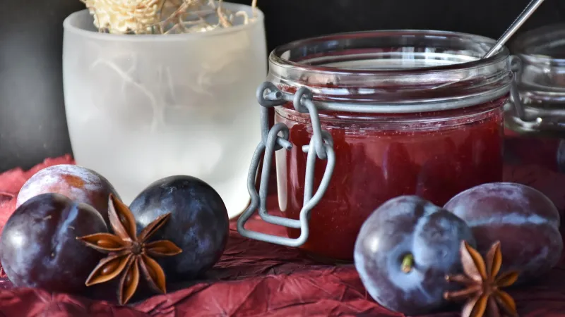 Švestková povidla pečená v troubě